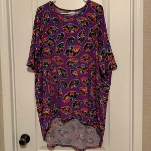 Women's Size XL LulaRoe Irma Tunic Top